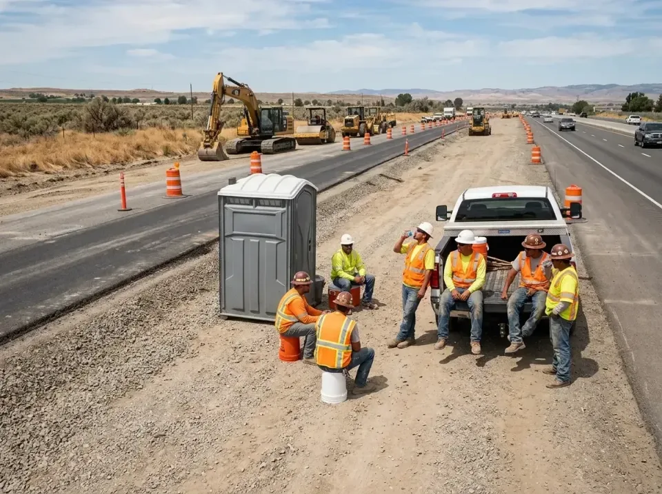 highway-road-construction-crew-007 — frequently asked questions, Porta Potty and Restroom Rentals in Petersburg, IN